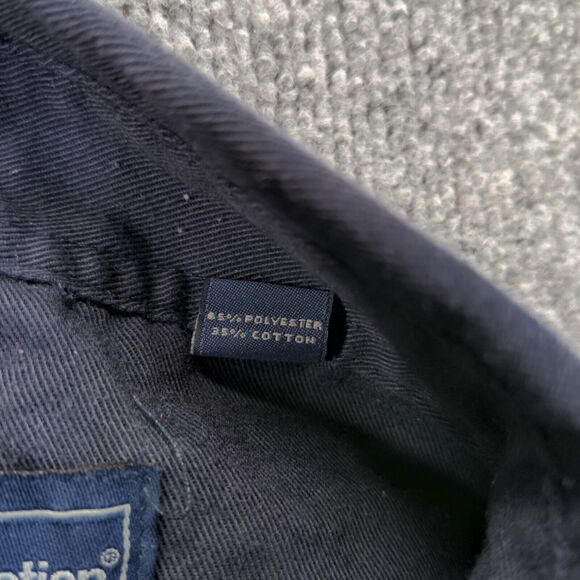 Subaru Men's Uniform Button Up Shirt Blue 2XL Long Sleeve Embroidered Logo - Picture 12 of 15